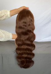 13x4 Full Frontal Chocolate Brown Wig